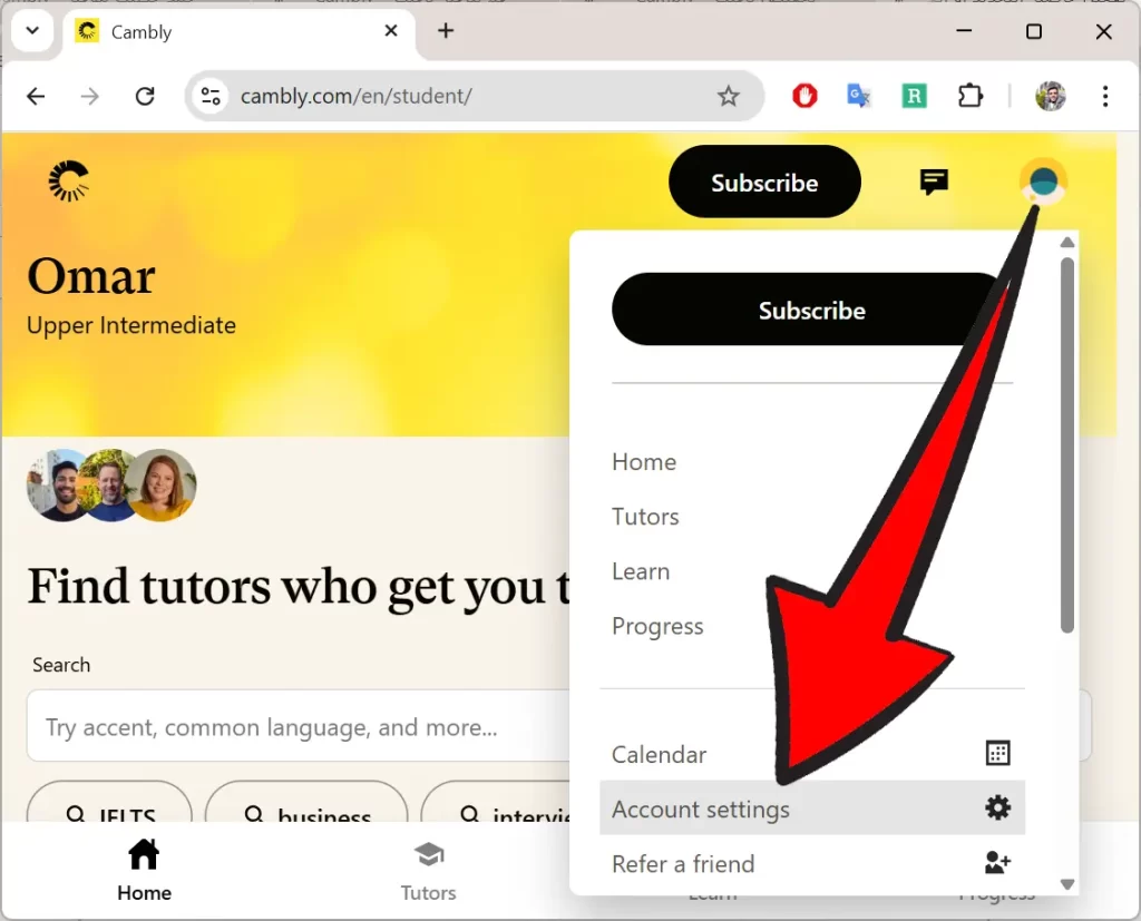 دقائق مجانية في كامبلي Cambly